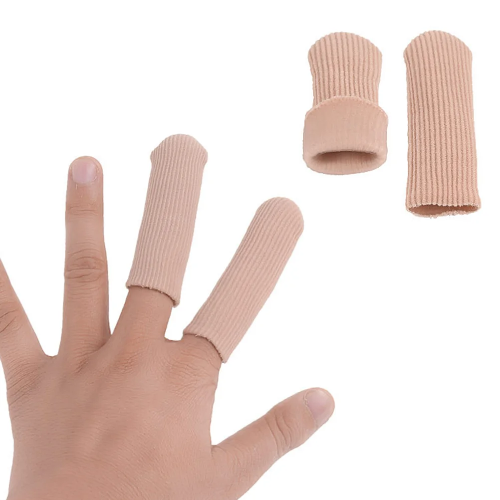 

4pcs Silicone Closed Toe Cover Creative Toe Sleeve Comfortable Feet Toe Protectors (Size S, Skin Color) Finger protection