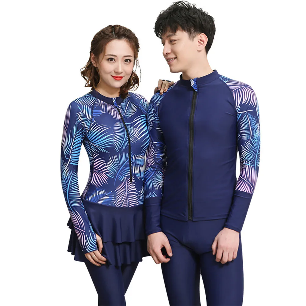 Женский купальник с длинным рукавом раздельные брюки