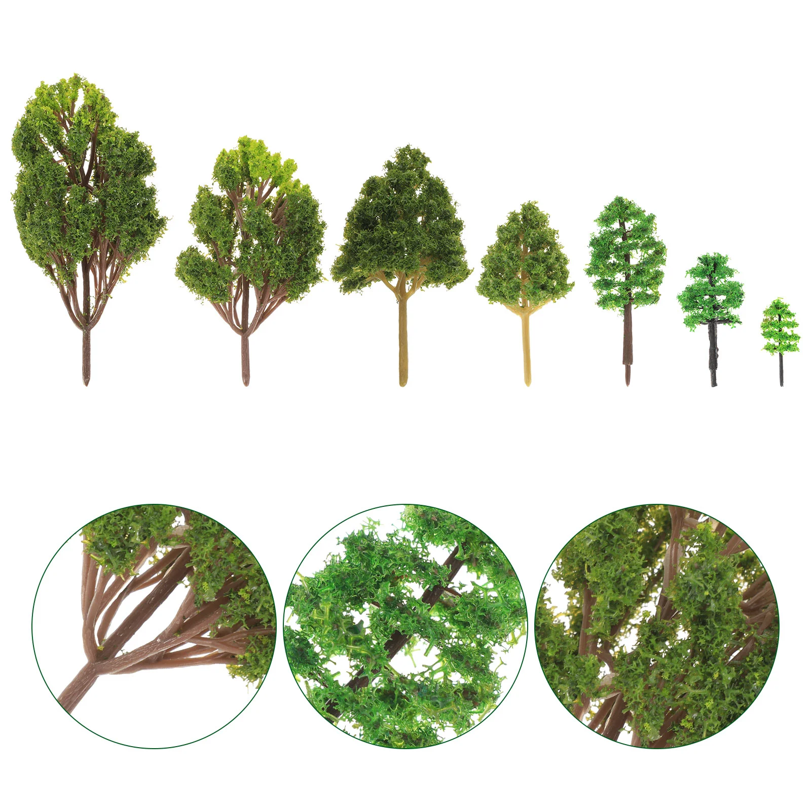 

Trees Model Mini Diorama Scenery Miniature Diy Simulation Scene Terrarium Supplies Accessories Railroad Landscape Models Forest