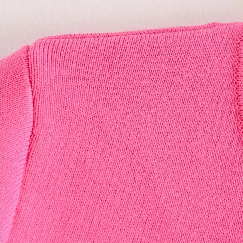 Женский трикотажный короткий топ летняя Свободная Повседневная Уличная Легкая