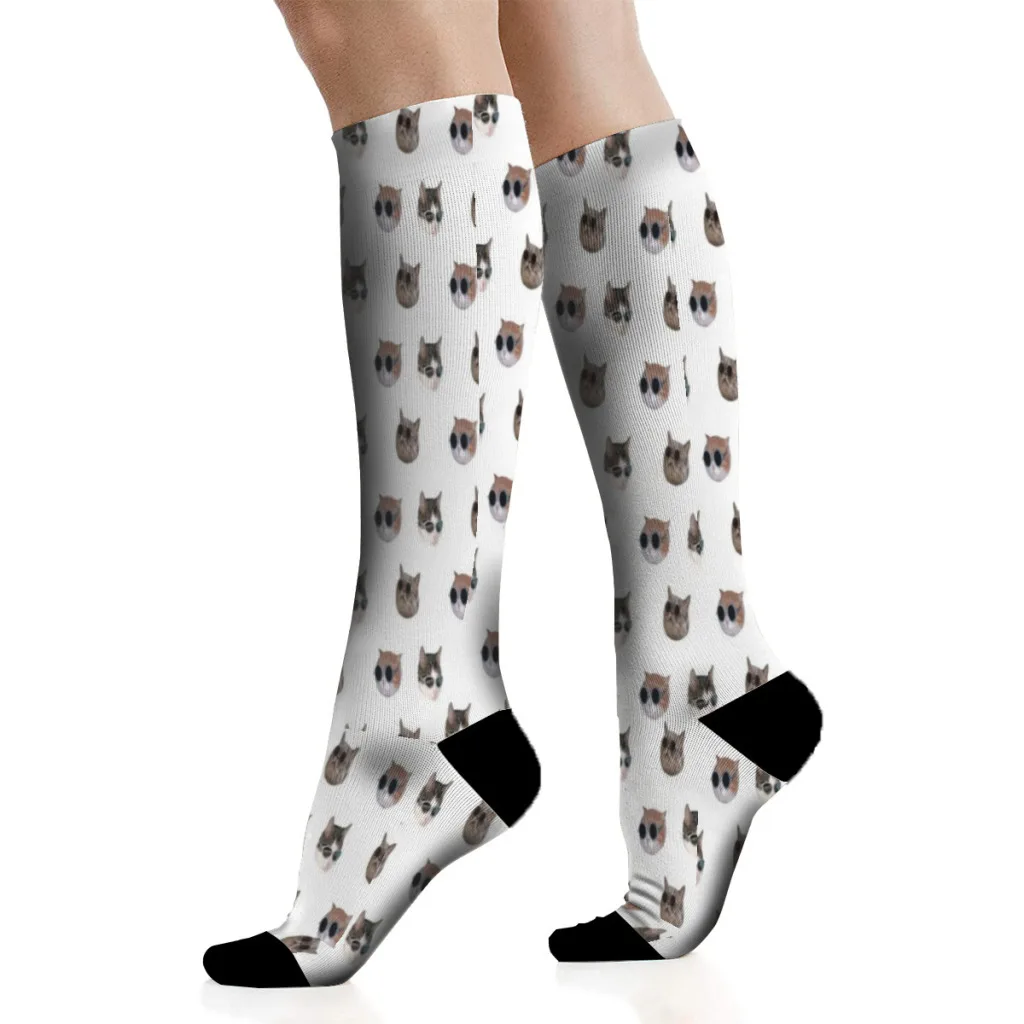 

Классные котята наклейки мужские носки подарок для мужчин и женщин мужские подростковые носки Велоспорт Футбол носки для бега для мужчин