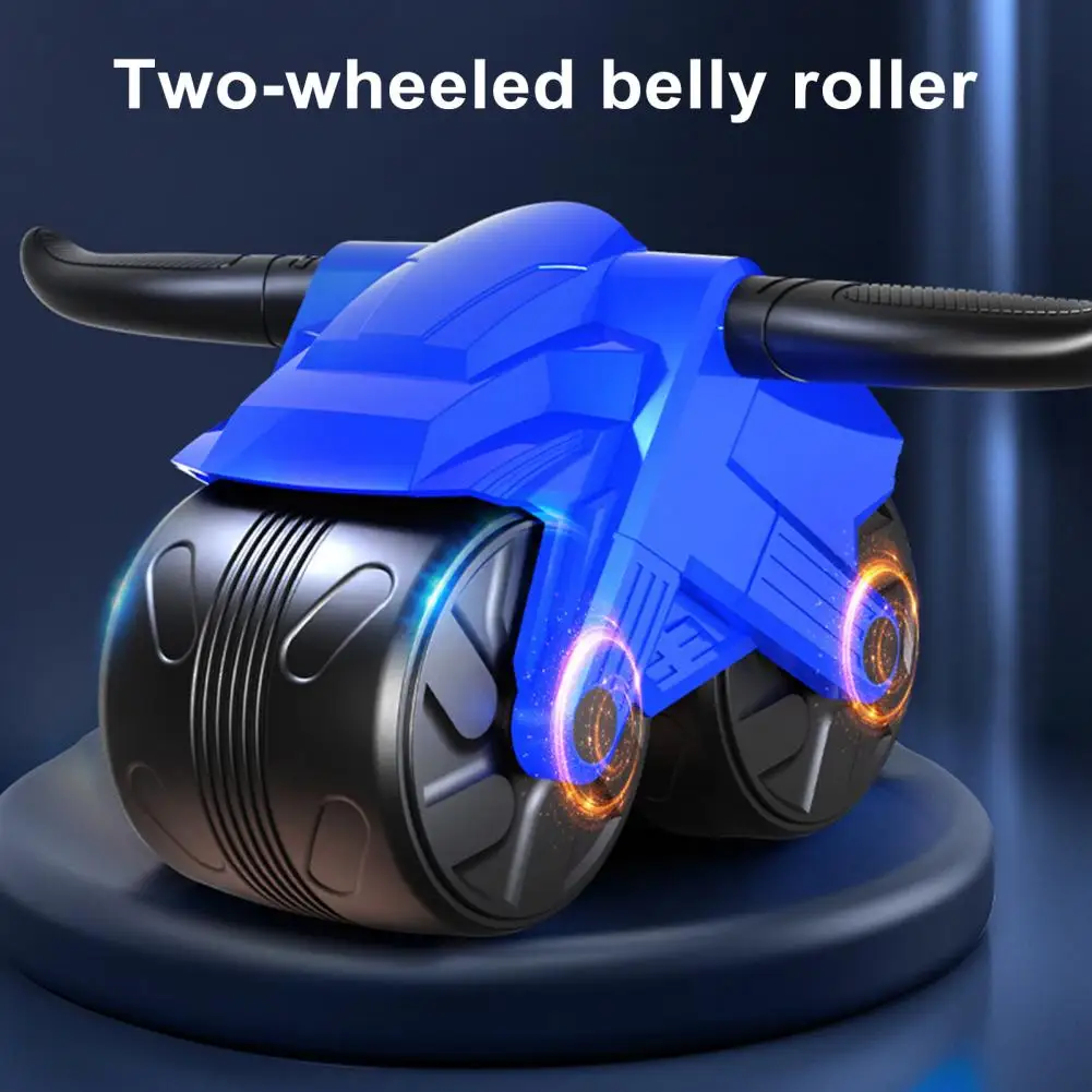 

Fitness Equipment Abdominal Trainer Effortlessly Tone Core with Non-slip Automatic Rebound Abdominal Wheel High Stability Low