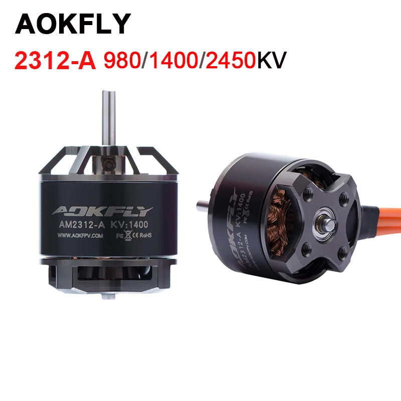 

AOKFLY AM2312-A 2312 980KV 1400KV 2450KV длинный бесщеточный двигатель 3S ~ 4S Lipo для радиоуправляемых летательных аппаратов с неподвижным крылом многовинтовых дронов
