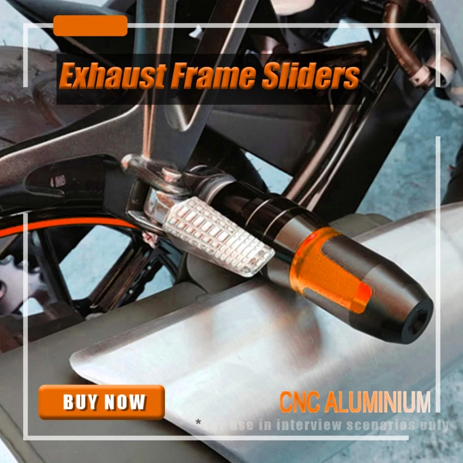 

Frame Exhaust Slider Crash Falling Protection Crash Pad VFR 800 For HONDA VFR800 2002 2003 2004 2005 2007 2008 2009 2010-2017