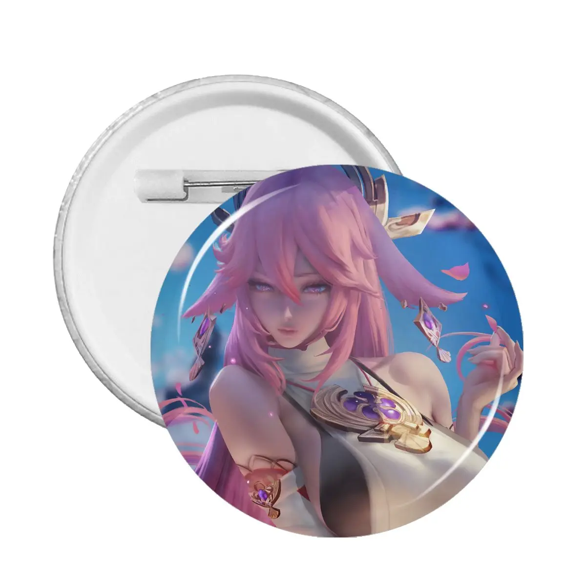 

Броши Genshin Impact Game Yae Miko Fox, значок для фотографий, милые булавки для друзей