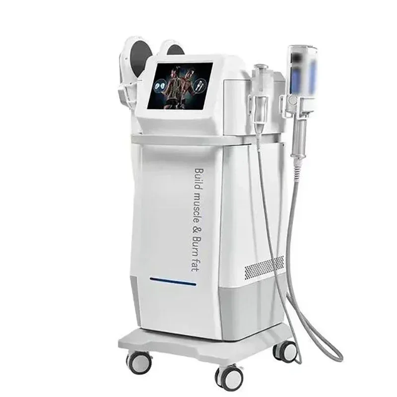 Фото Электромагнитный массажер Emslim 2 в 1, таймер для мышц Fetten Tfernungs Maschine Gewichts Verlust Lymph Drenaż Muskel Massage Bo №4