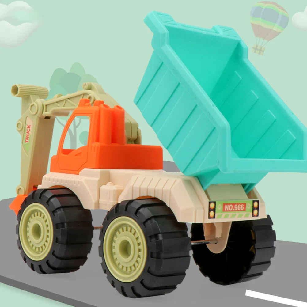 

Sand Cart Truck Model Simulation Engineering Vehicles Toy Funny Playing Beach Accessories Excavator Models