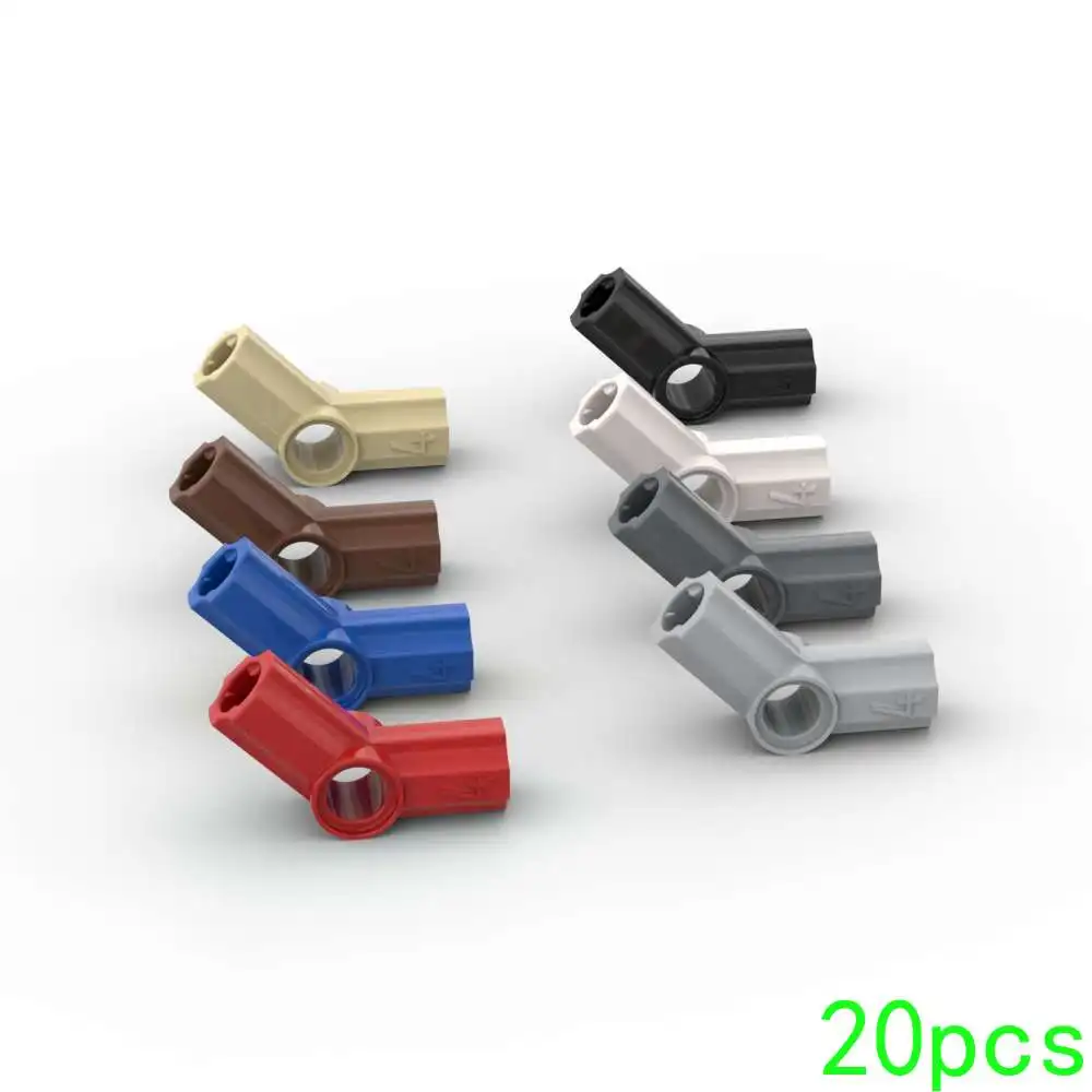 Фото MOC 20 шт. 32192 комплект строительных блоков оси, штыревой разъем, угловой 135 градусов, частицы кирпича, развивающие игрушки, подарок на день рождения для детей №1
