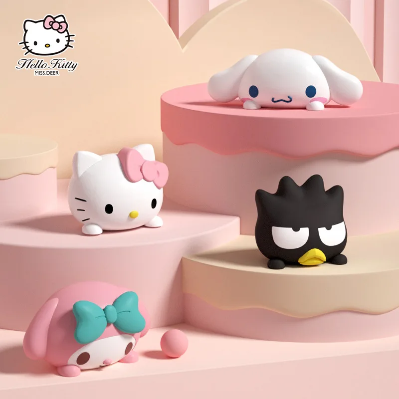 Мультяшные украшения для автомобиля Sanrios Kuromi Melody Cinnamoroll плюшевая кукла