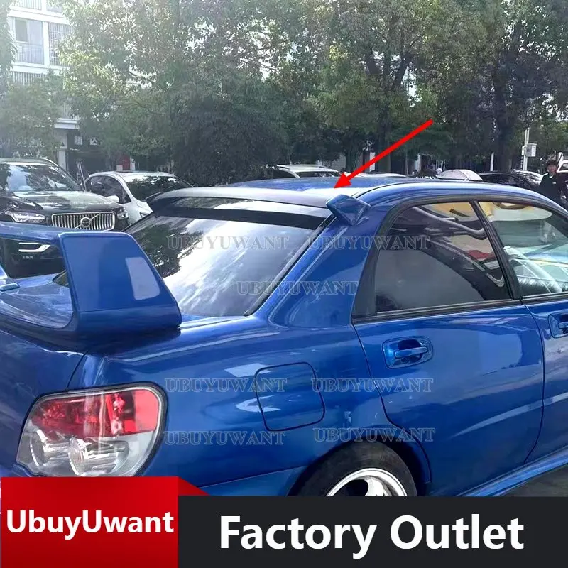 

Задний спойлер из углеродного волокна на крышу окна крыла губа для Subaru Impreza WRX STI 7-9th 2002-2009 Автомобильный Стайлинг