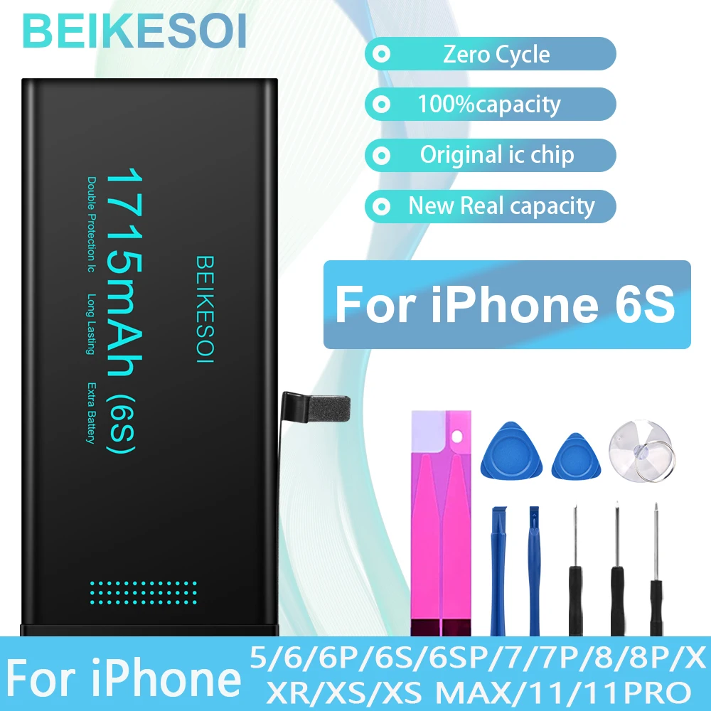 Аккумулятор BEIKESOI для iPhone 6S 6 7 8 Plus Сменный аккумулятор Apple 6Plus 7plus plus 6splus