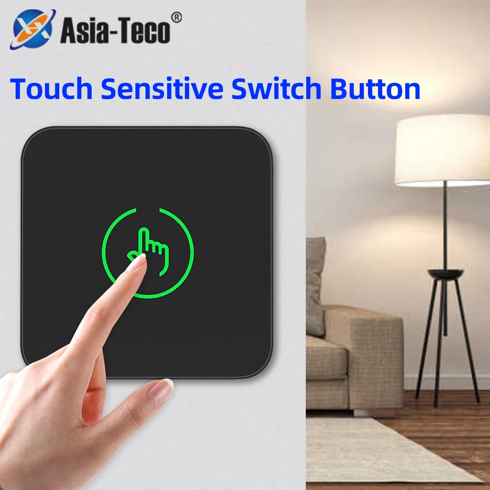 Backlight Push Touch Exit Button Infrared Contactless Door Release Switch for Access Control System With LED Indicator