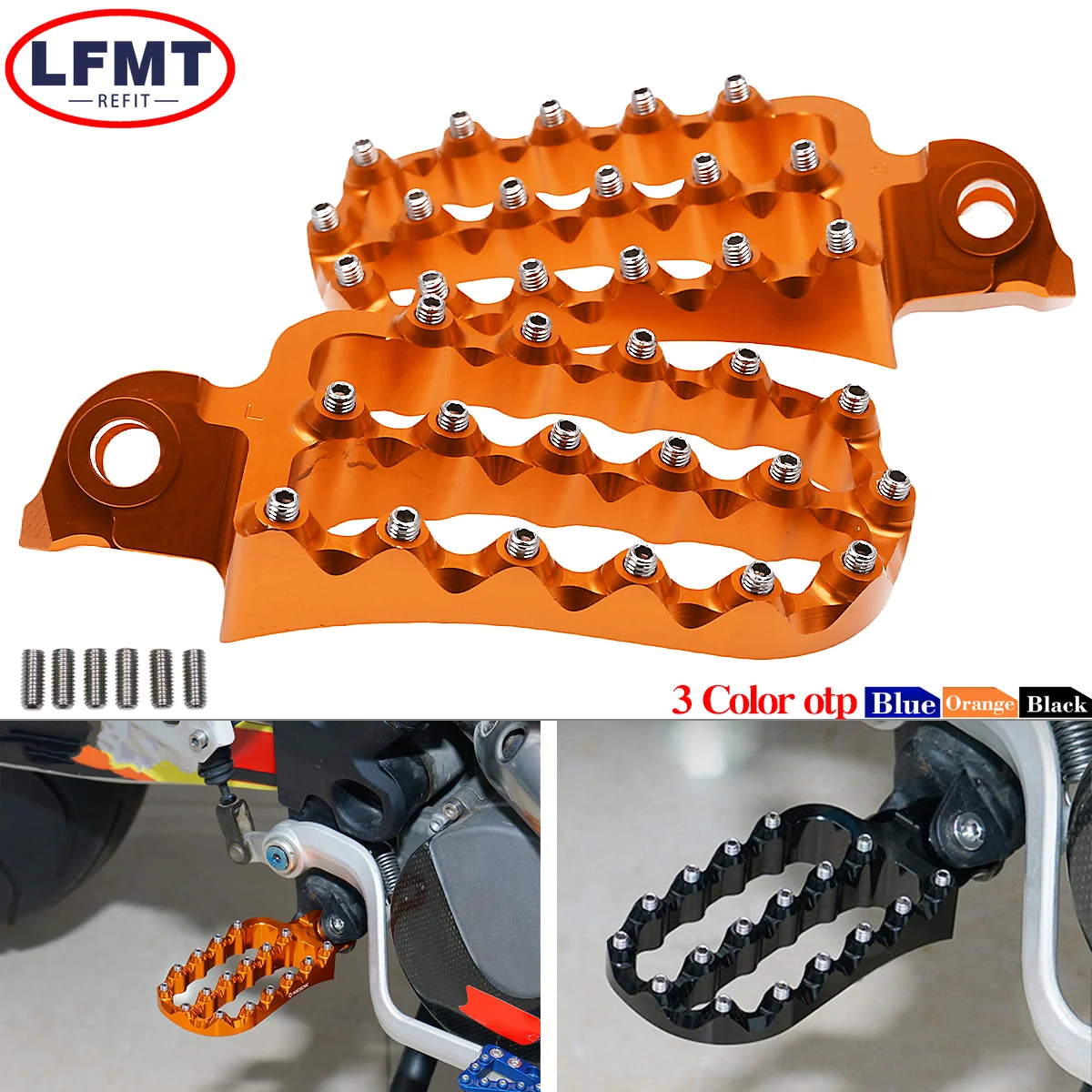 Фото Подножки для мотоцикла с ЧПУ для KTM 690 790 890 950 990 1050 1090 Adventure Supermoto SMR S T SMC R №1