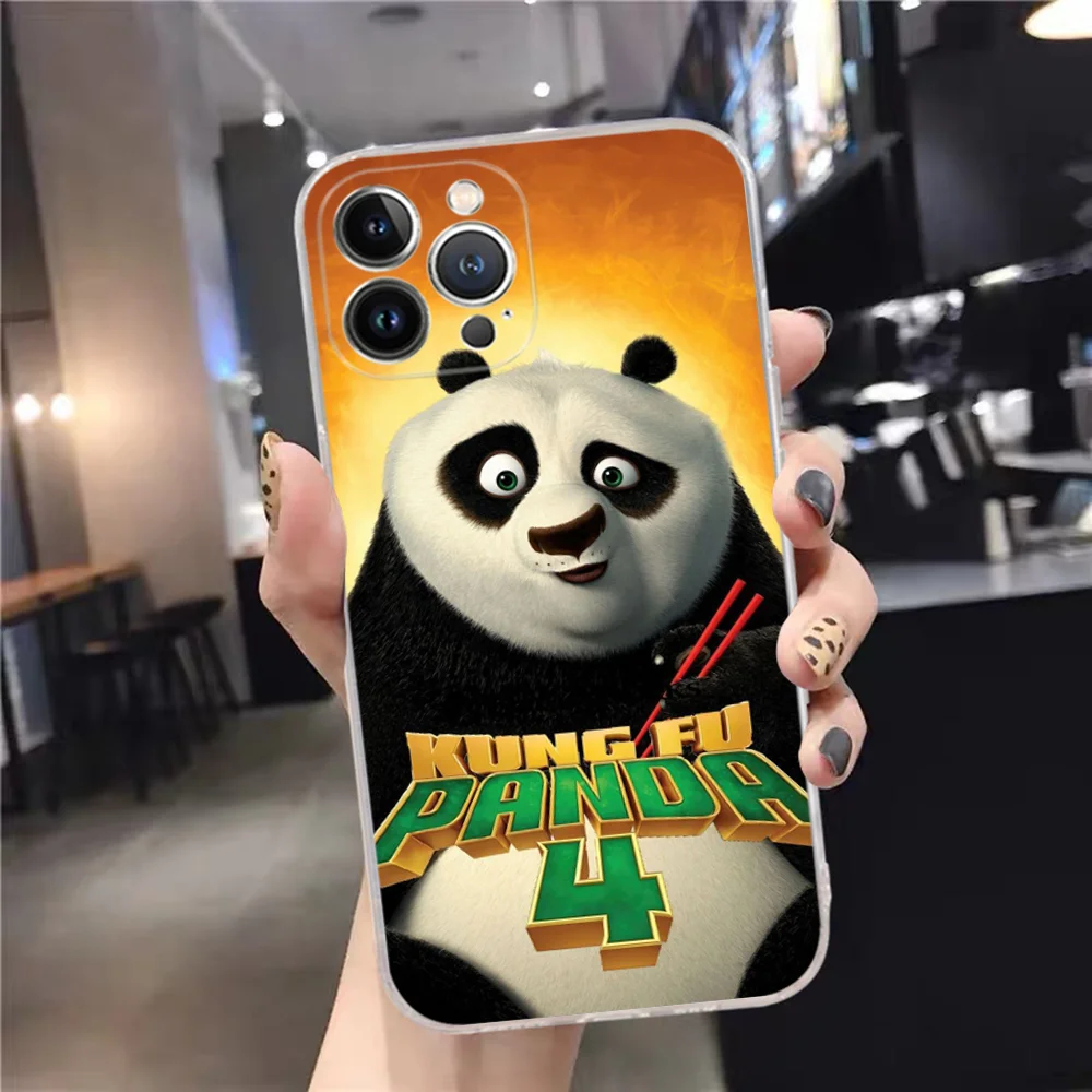 Чехол для телефона Kungs F-Fu Cool Pandas мягкий силиконовый чехол Iphone 16 15 14 13 12 11 Pro Mini XS MAX