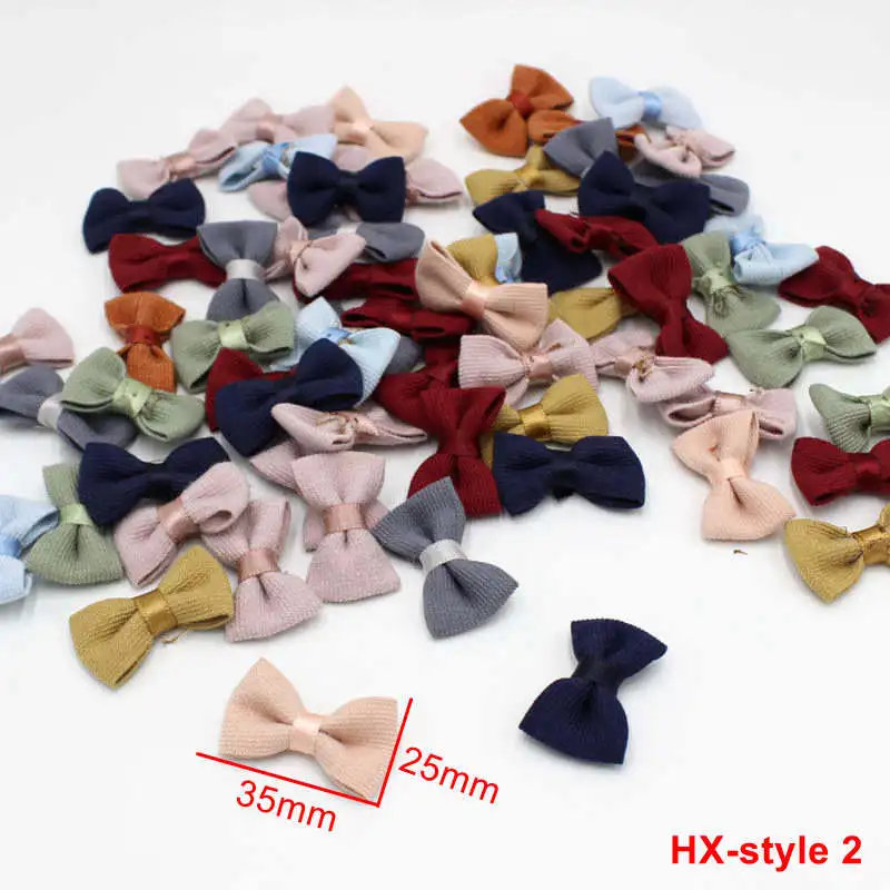 

30PCS Cloth Mini Rosette for Home Wedding Party Ribbon Cake Clothing Decoration Scrapbooking DIY Crafts Supplies