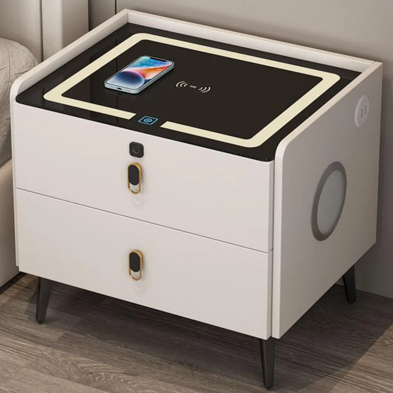 

Console Frames Nightstands Living Room Bedside Table Storage Vanity Cabinet Nightstand Nordic Meuble De Chambre Smart Furniture