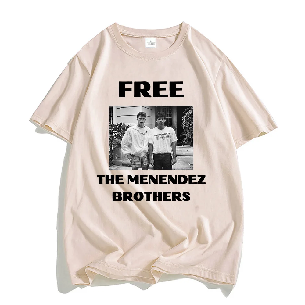 Футболка с изображением братьев Менендеса без фильмов футболки графическим