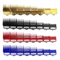 professional 8 pcs hair clipper limit comb guide attachment size barber combs hairdresser replacement hair clipper limit comb