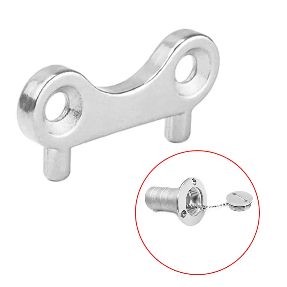 

316 Stainless Steel Fuel Gas Water Waste Tank Deck Fill Filler Spare Cap Key Replace Plate Tool Marine Yacht Boat Accessories