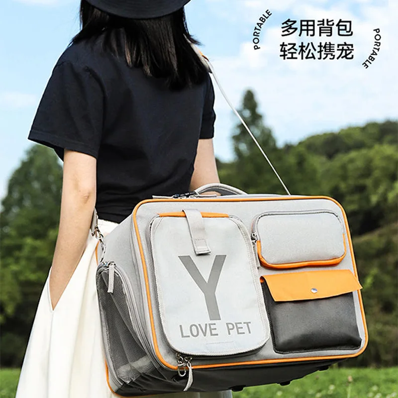 

Going Out Portable Cat Backpack Pet Going Out Dog Takeaway Backpack High-value Breathable Box