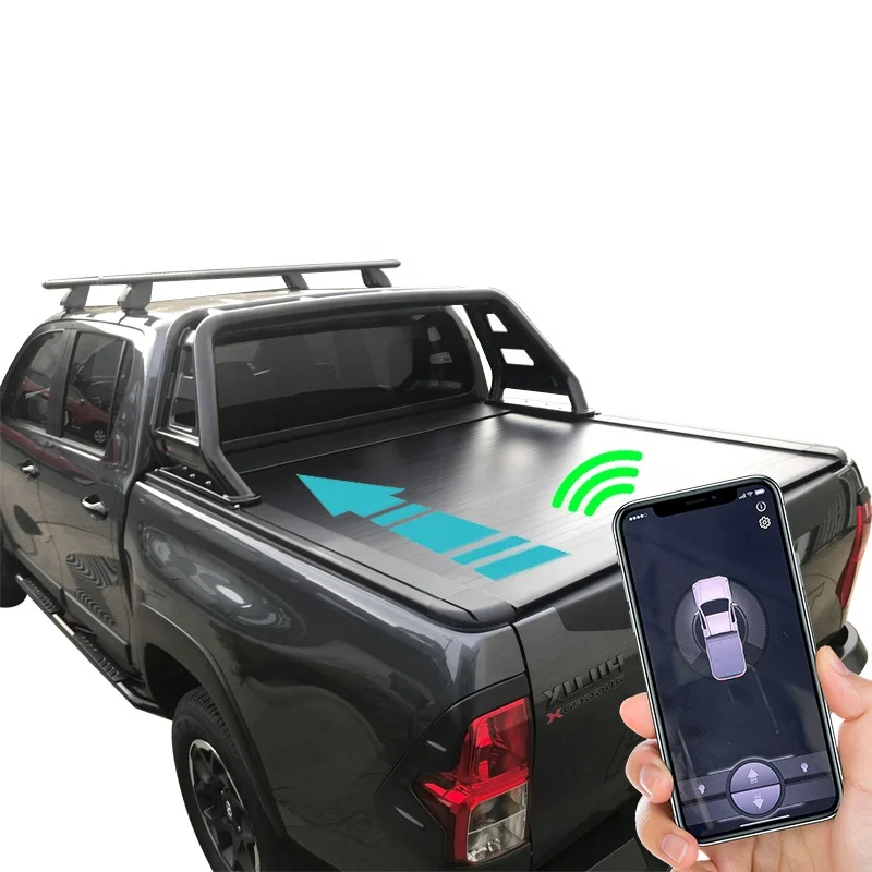

Custom Electric Truck Tonneau Cover For Hilux Revo Colorado Dmax Navara Ranger Triton Other Exterior Accessories