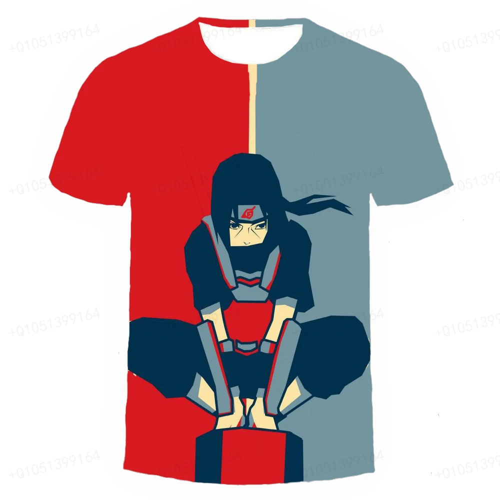Наруто Какаши Футболка для мальчиков и девочек Pain Мужская футболка с 3D принтом