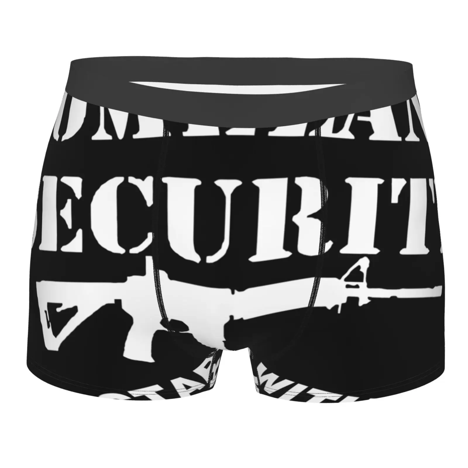 

Homeland Security Starts 2Nd Amendment Men's Panties Men Long With Pocket Long Polyester Underwear Man Lift Men Men Underpants