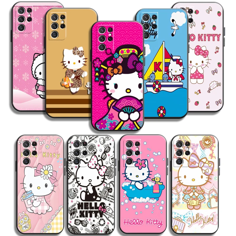 

Hello Kitty Cute 2022 Phone Cases For Samsung Galaxy S22 Ultra S20 S20 FE S20 Lite S20 Ultra S21 S21 FE Ultra Funda Back Cover