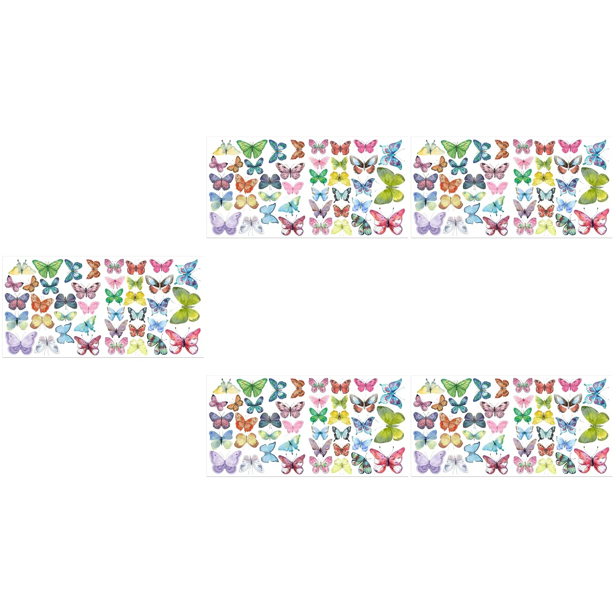 

5pcs Decorative Butterflies Sticker Wall Butterflies Decal Decor Festival Decal