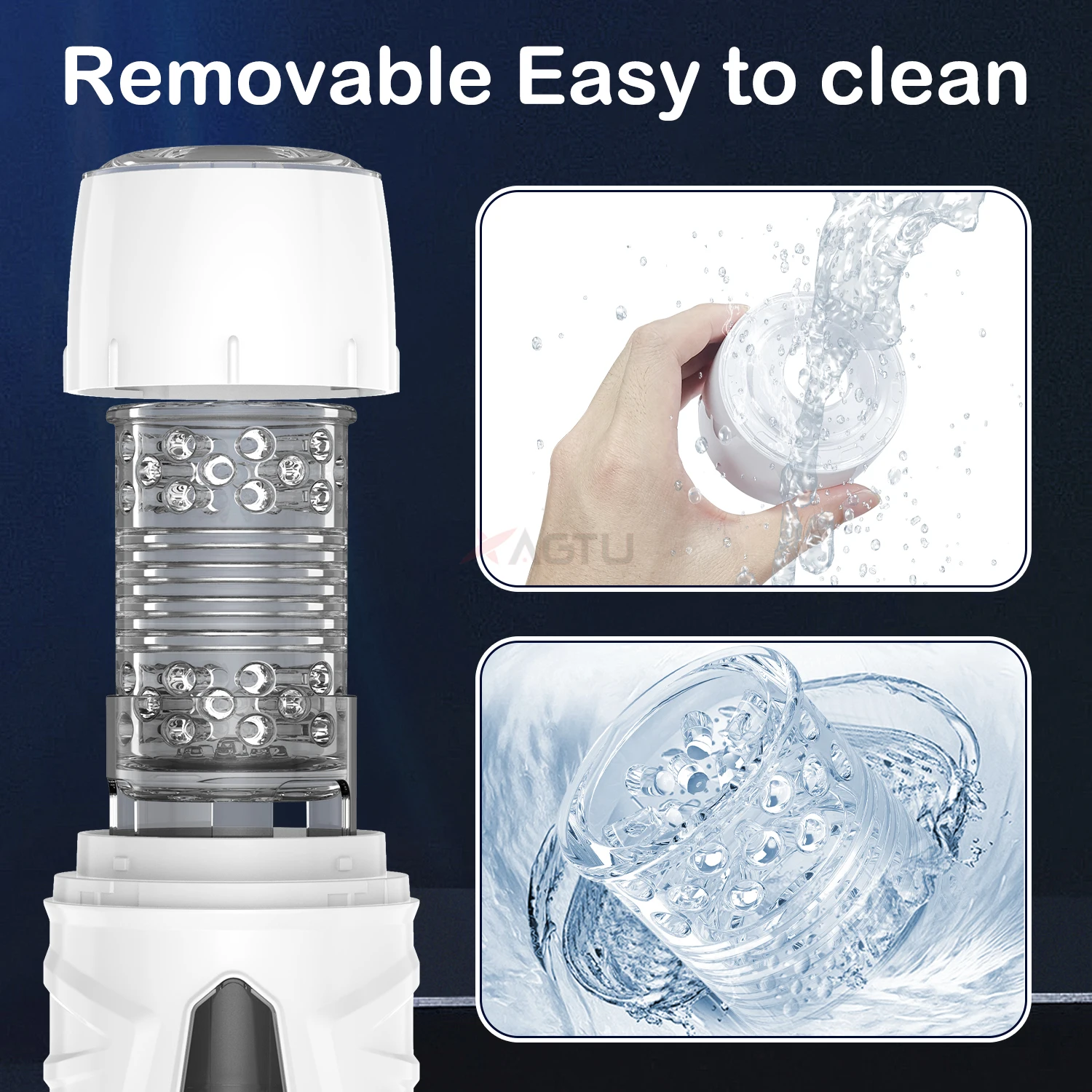 Автоматический мужской телескопический вращающийся мастурбатор вагина