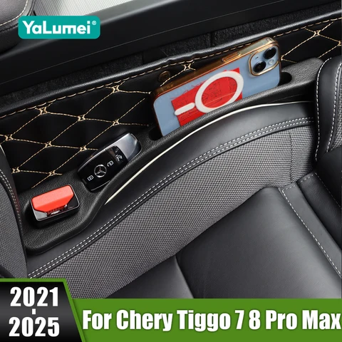 Для Chery Tiggo 7 8 Pro Max Hybrid 2021 2022 2023 2024 2025 Заглушка зазора автомобильного сиденья Герметичная полоса Ящик для хранения швов Внутренняя подушка
