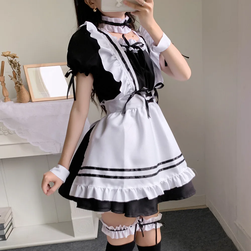 

Cosplay Sexy Costumes Uniform Lolita Maid Role Play Costume Lenceria Sensual Mujer Stage Clothes Sexy Apparel Cosplay Porn Set