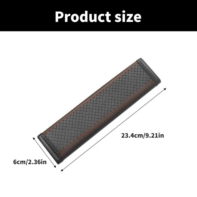 Роскошная подушка для ремня безопасности кожаный комфортный ремешок мягкий