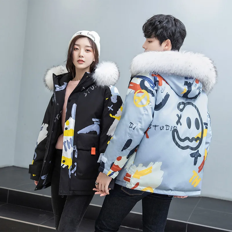 2021 New Arrivals Winter Down Jacket Men Thickening Trend White Duck Down Hot-selling Couple Down Parkas Winter Jacket Men