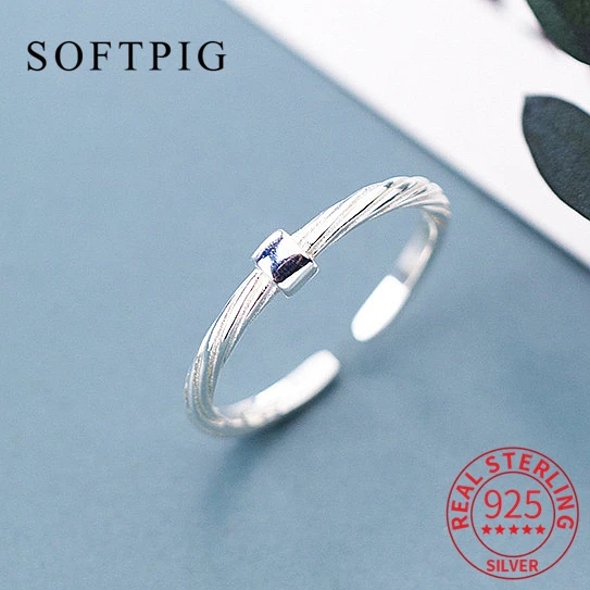 

Кольцо SOFTPIG регулируемое в реальности для очаровательных женщин Модные Изящные Ювелирные изделия минималистская бижутерия