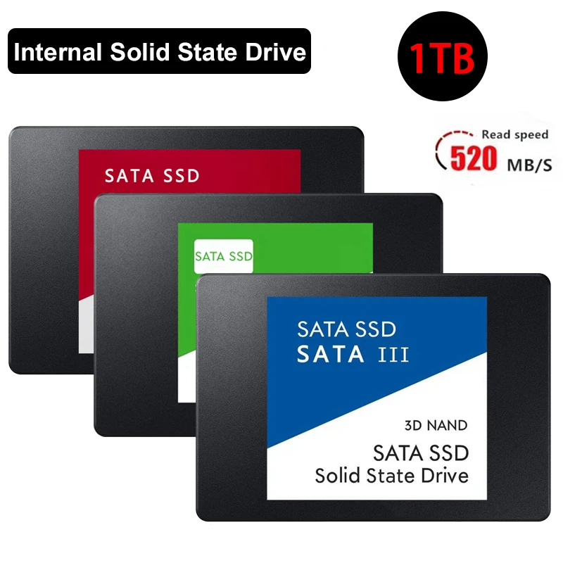 

2022 Internal Solid State Drive Hard Disk SSD 2.5 Inch Sata III 64GB 1TB SSD Drive Hard Disk For Laptop Microcomputer Desktop