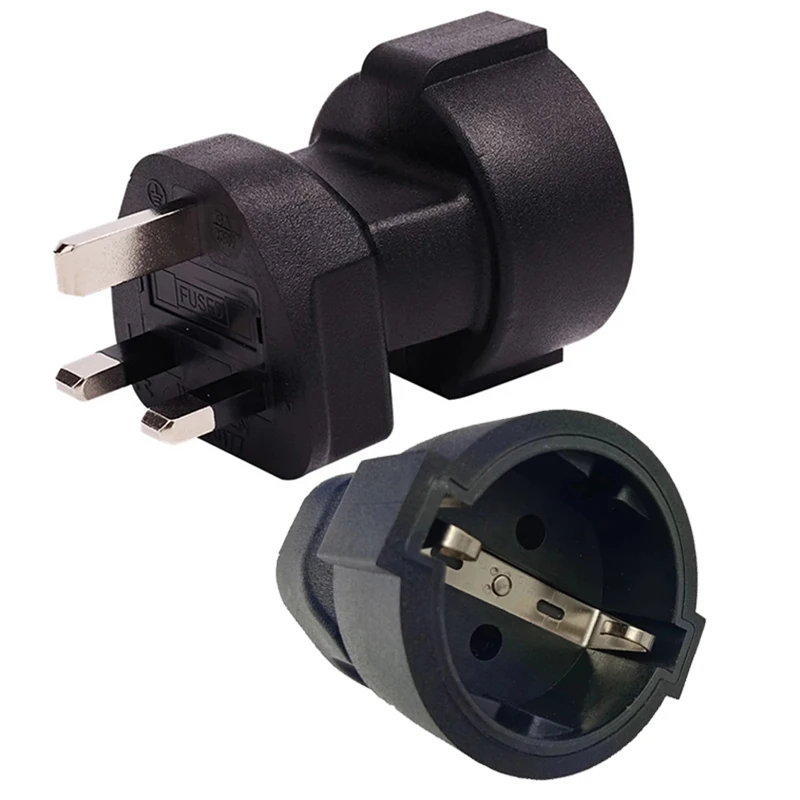 

10 шт. встроенных вилок стандарта Великобритании в ЕС, немецкие французские европейские вилки, Гонконг, Малайзия, Сингапур, Индонезия, дорожн...