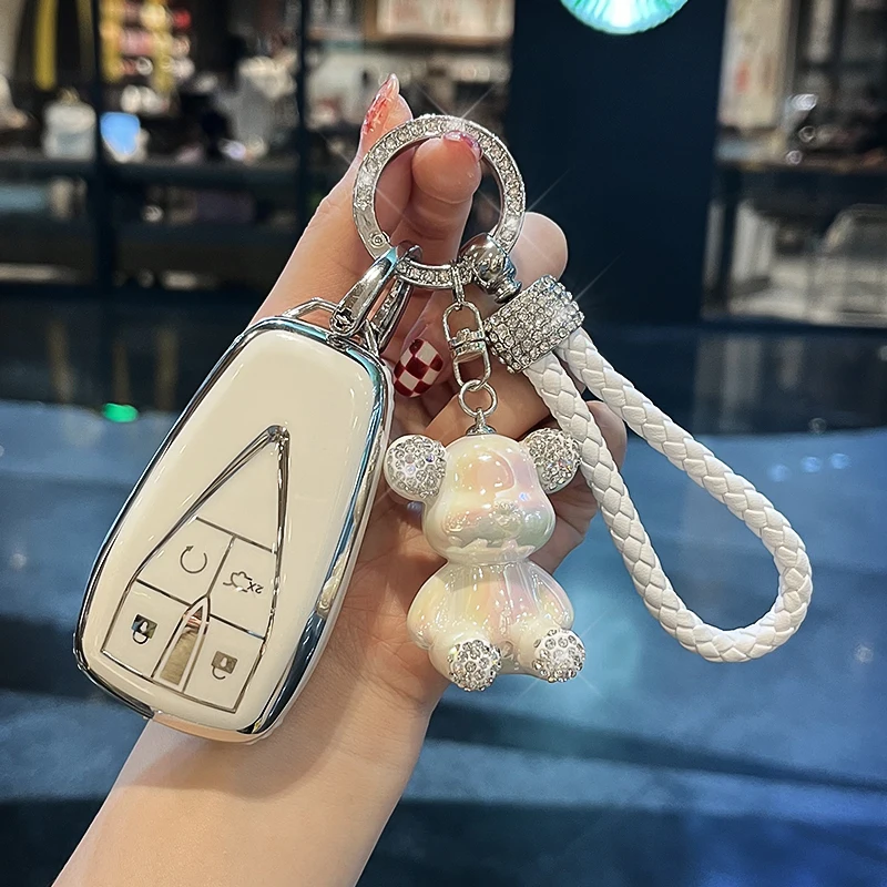 ТПУ чехол для автомобильного ключа с дистанционным управлением Changan Cs35 CS55 PLUS Cs75plus Univ Unit X5 X7 Unik 2021 3 4 5 кнопочный Чехол держатель сумка брелок