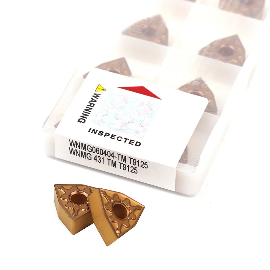 

WNMG060404 TM T9125 WNMG060408 TM T9125 CNC lathe turning inserts carbide alloy high quality coated insert External turning tool