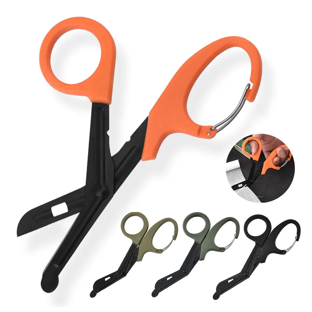 

Survive Paramedic Medical Rescue Scissor Trauma Gauze IFAK Emergency First Aid Shear Outdoor Nurse Utility Camp Hike Home Tijera