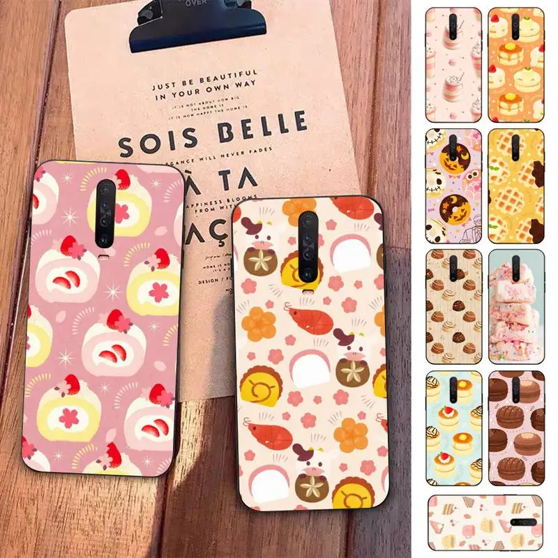 

Dessert food Phone Case for Redmi 5 6 7 8 9 A 5plus K20 4X S2 GO 6 K30 pro