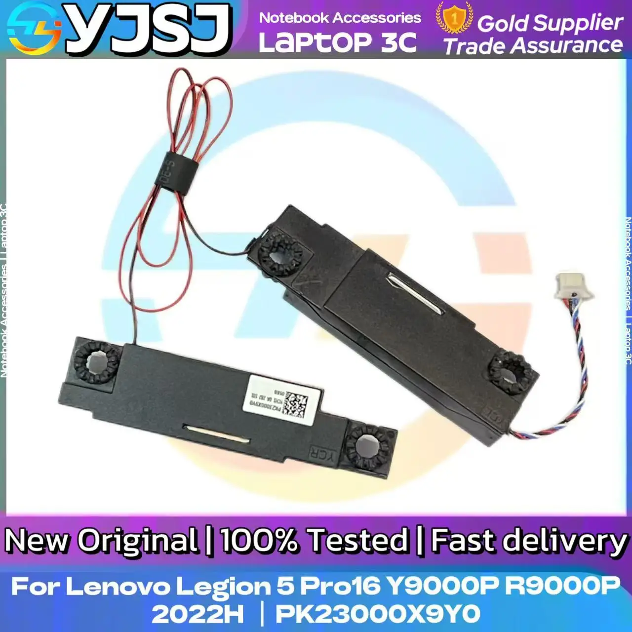 Фото Новый оригинальный аудиодинамик для ноутбуков Lenovo Legion Y560-15, 5-15ITH6H, Y7000, Y7000P, R7000, R7000P (2021H) PK23000X7V0 №1
