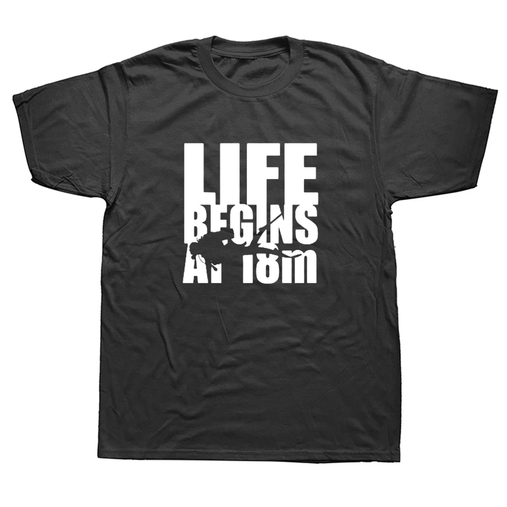 

Life Begins Scuba Dive Diving Graphic Tee Fashion New Cotton T Shirts For Men Camiseta Unisex Diver Birthday Gift T-Shirt Tops