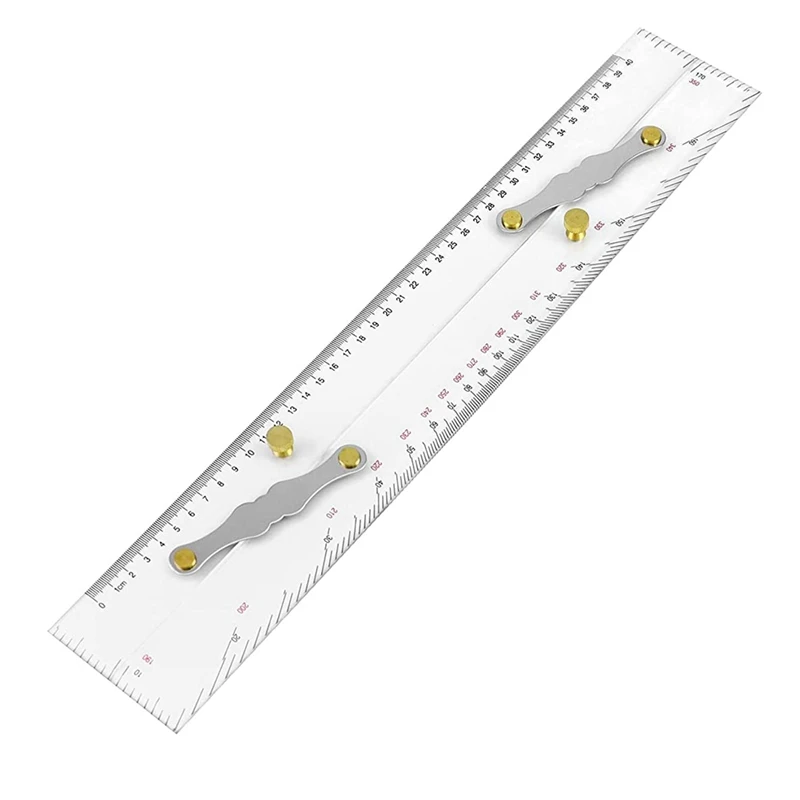 

Marine Parallel Ruler Clear Scales, Mapping Points To Pull Parallel Ruler 450MM, Nautical Charts Parallel Ruler For Boat