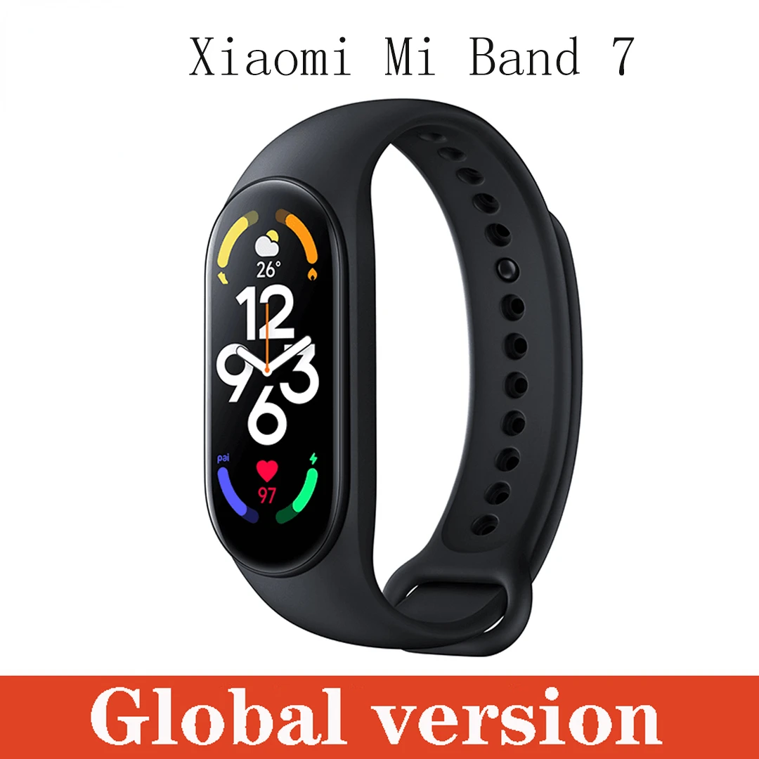 

Xiaomi Mi Band 7 Global Version Smart Sports Band 1.62" AMOLED Magnetic Charging 120 Workout Modes Blood Oxygen Monitoring