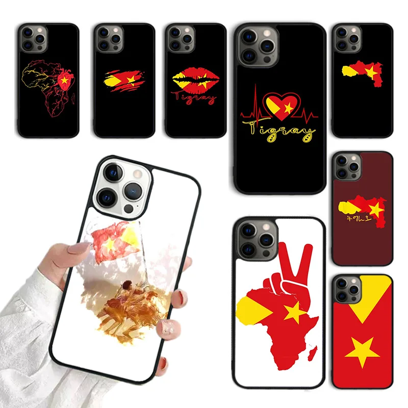 Фото Tigray Flag Phone Case For iPhone 15 16 SE2020 11 12 13 14 Pro Max Mini Cover For iPhone Max 6 7 8 Plus coque Fundas Shell №1