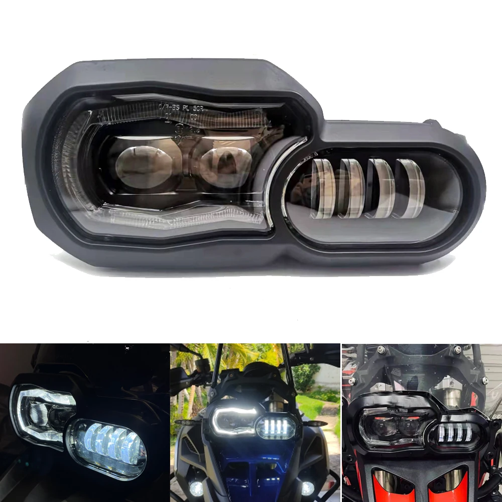 

New Motorcycle Led Headlight Assembly For BMW F800GS F800R F700GS F650GS F 700 GS Adventure With Projector High/Low Beam DRL
