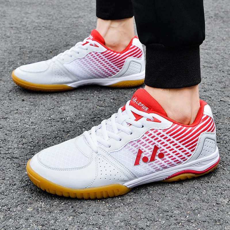 JIEMIAO  Trend Style Women Tennis Shoes Athletic Sneakers for Men Professional Sport Table Tennis Training Shoes Size 36-45