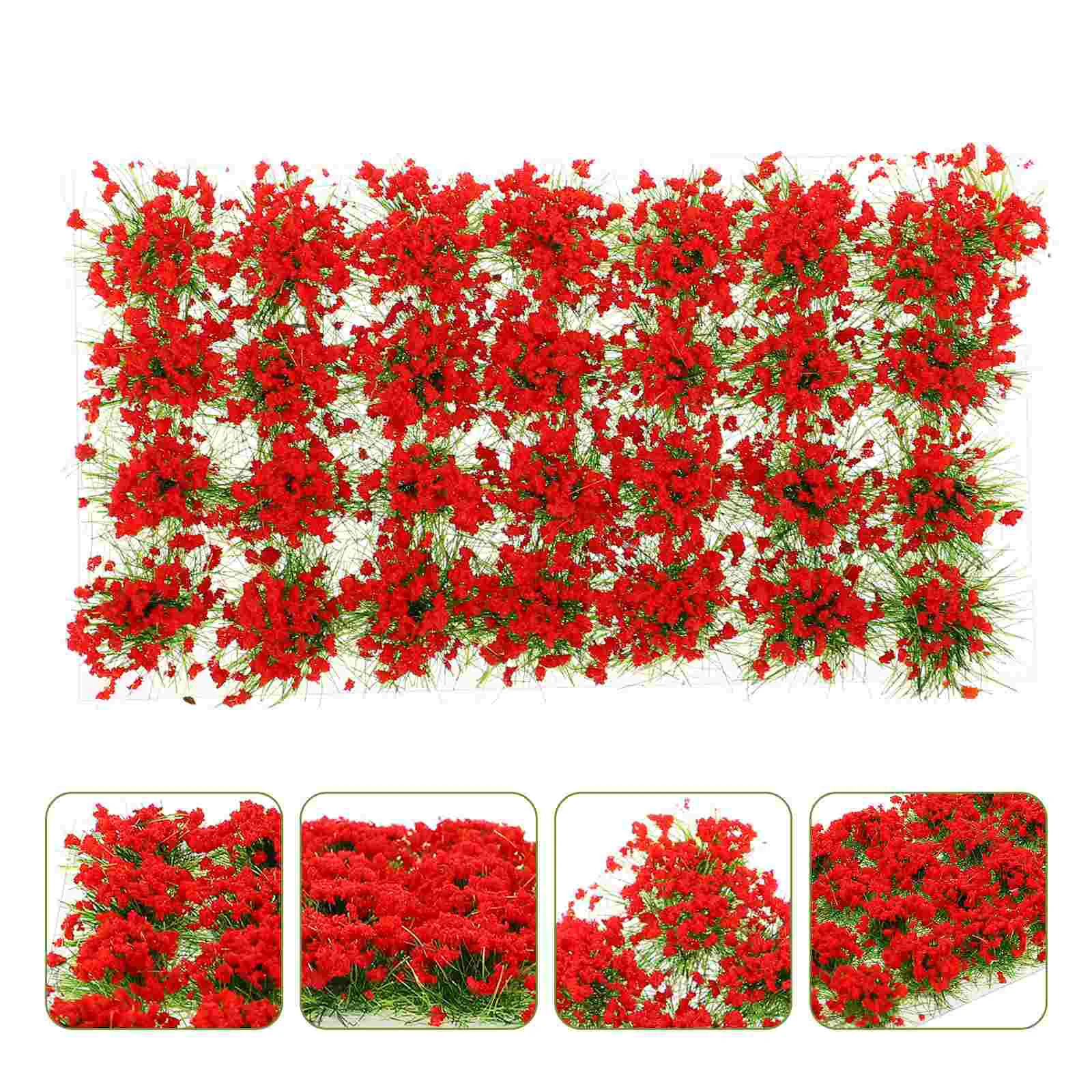 

1 Box DIY Miniature Flower Cluster Mini Flower Vegetation Group for Mini Landscape
