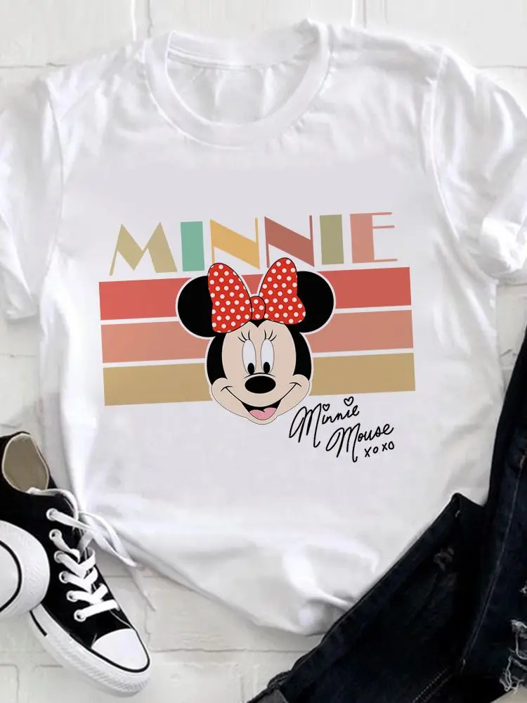 

Cartoon Donald Duck Creativity Leisure White Tshirt Comfortable Trendy Hot Selling T-Shirt Fun Lady Summer Disney Women T Shirt